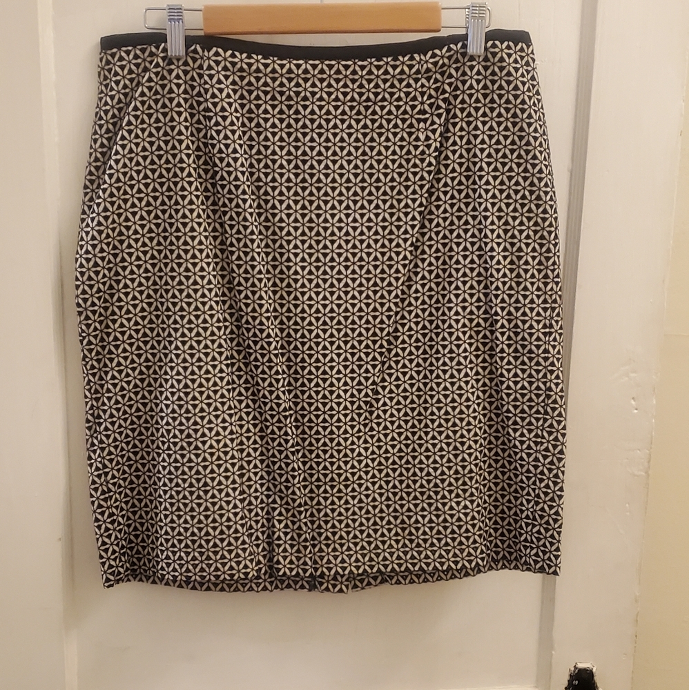 Black and white skirt